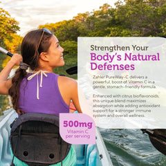 Zahler PureWayC close-up emphasizing bioflavonoids for absorption.