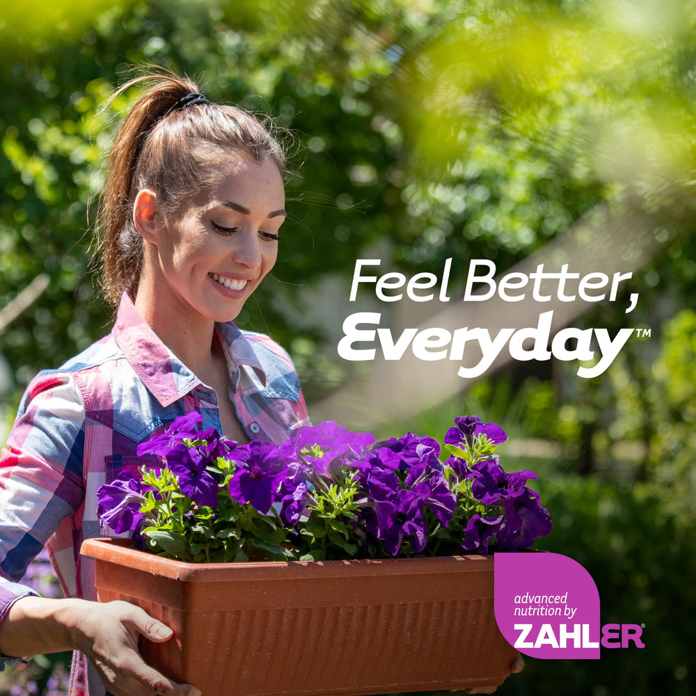 Zahler Vitamin C 500mg capsules on a neutral surface for daily use.