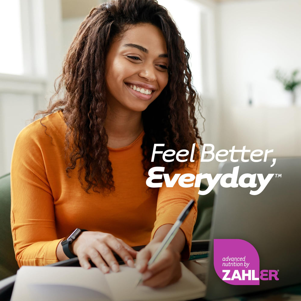 Morning routine with Zahler Vitamin C supports daily energy and immune readiness.