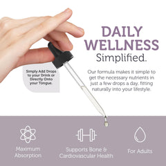 Zahler Vitamin D3 K2 Drops label shows kosher certification and purity.