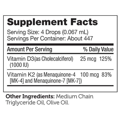 Zahler Vitamin D3 K2 Drops packaging box highlights product credibility.