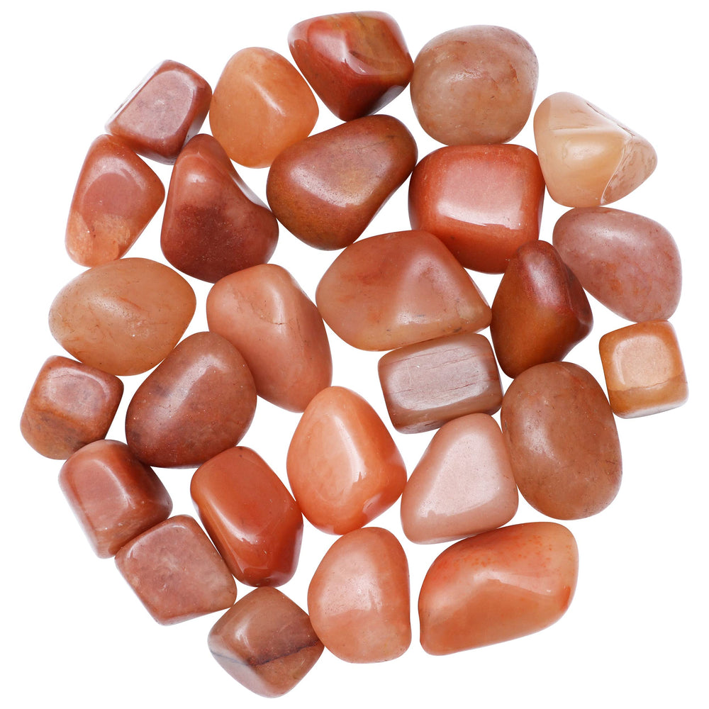 ZAICUS carnelian tumbled stones bright polish perfect for display