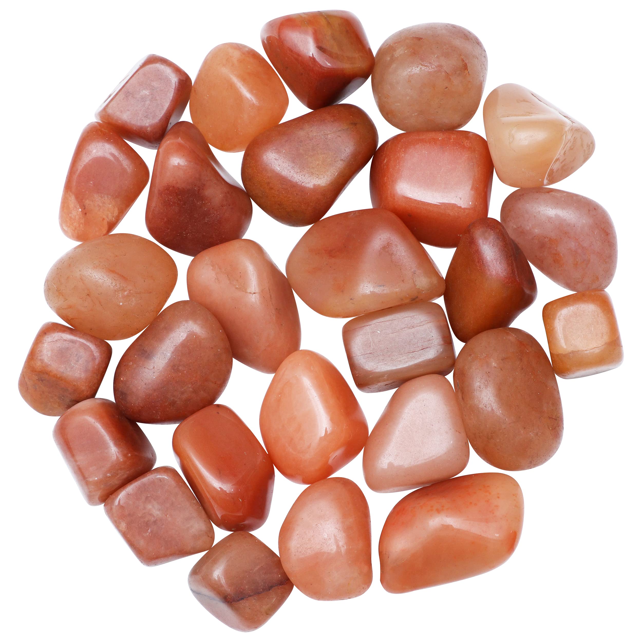 ZAICUS Carnelian stones for vase filler and craft displays