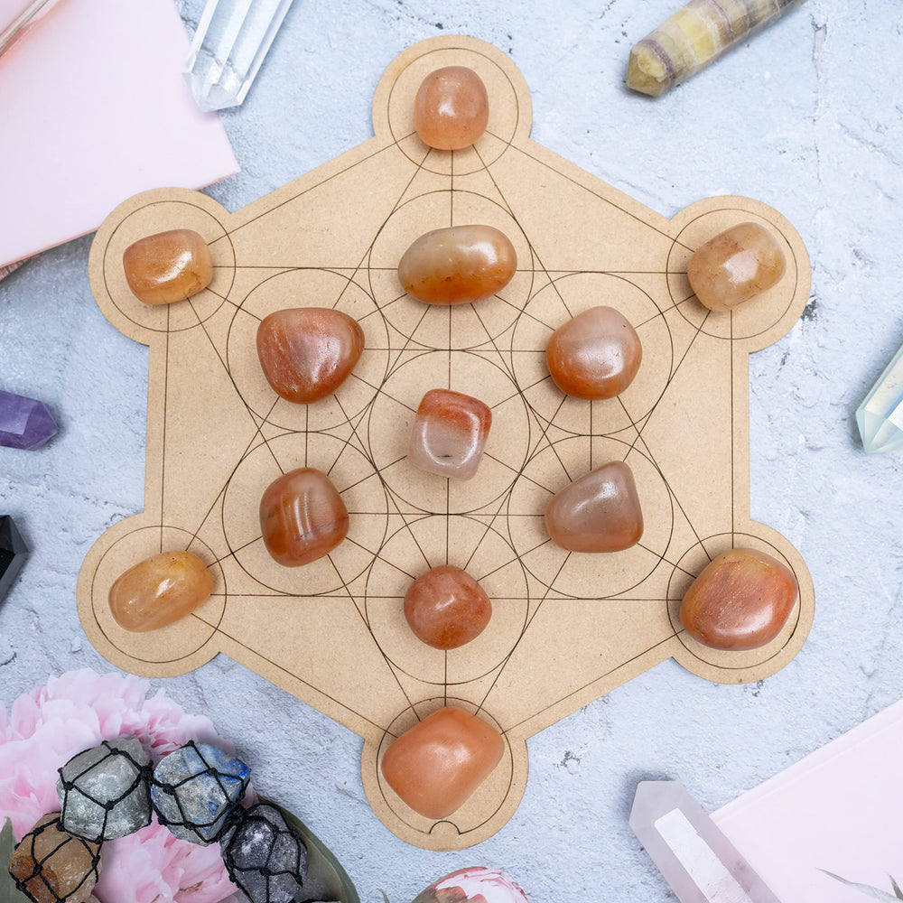 ZAICUS Carnelian tumble stones for vase fillers and crafts displays
