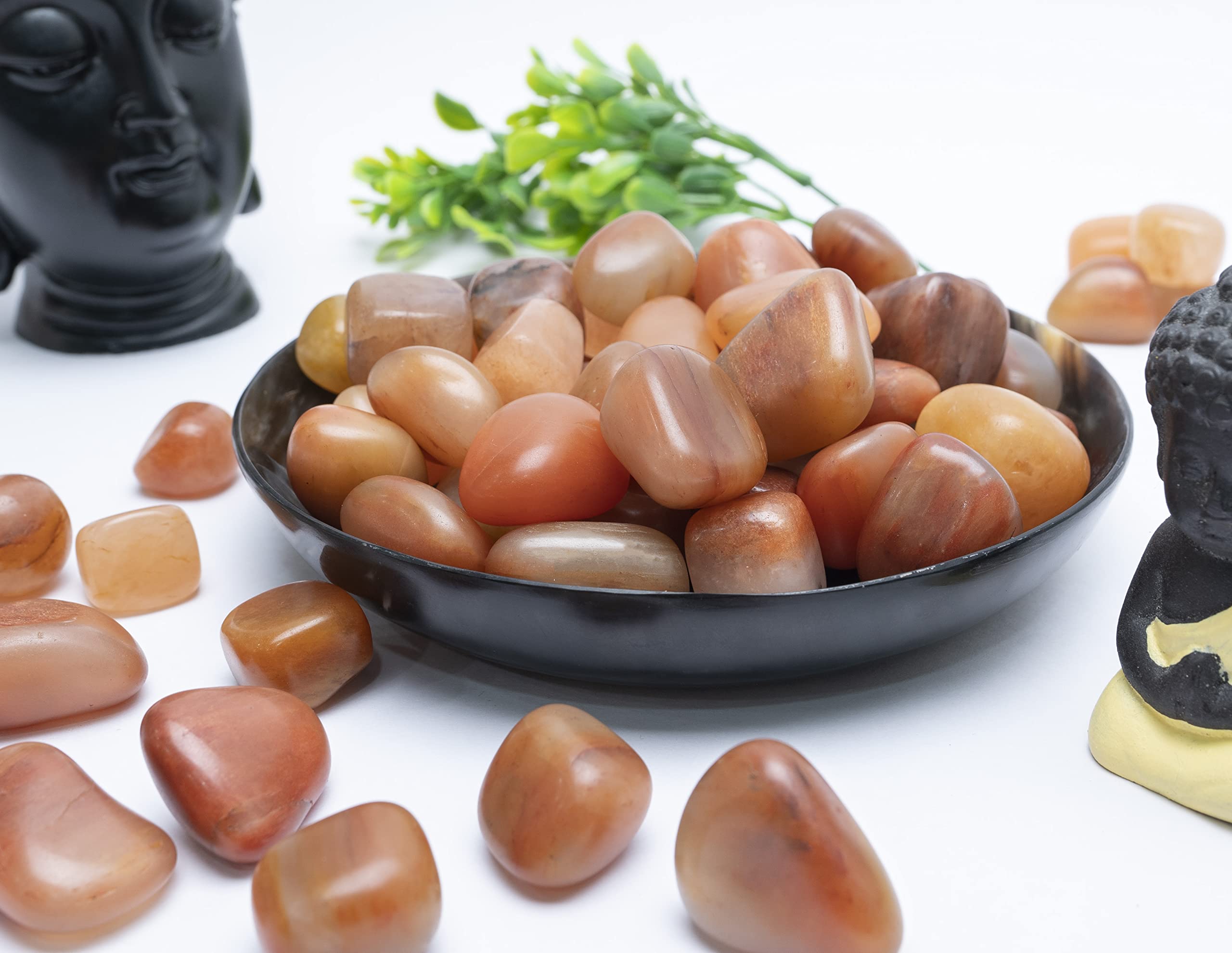 ZAICUS carnelian tumbled stones gift-ready pack
