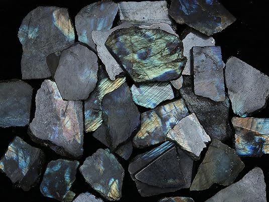 ZAICUS Labradorite polished slice packaging ready for home decor.