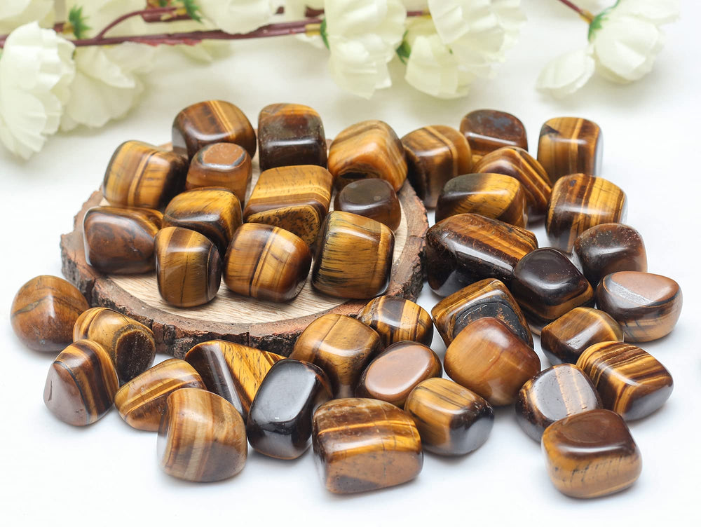 ZAICUS polished tiger eye stones make a thoughtful Reiki gift.