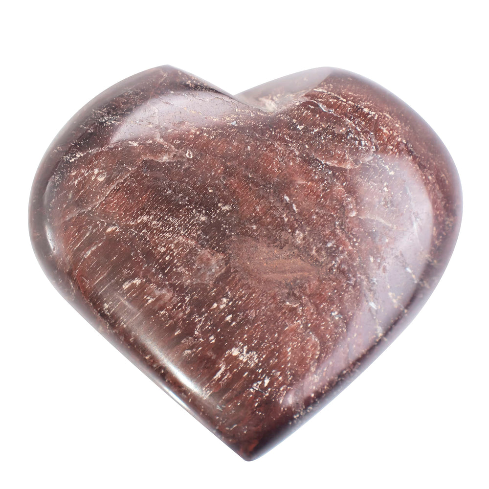 ZAICUS red tiger eye heart crystal closeup for meditation and focus