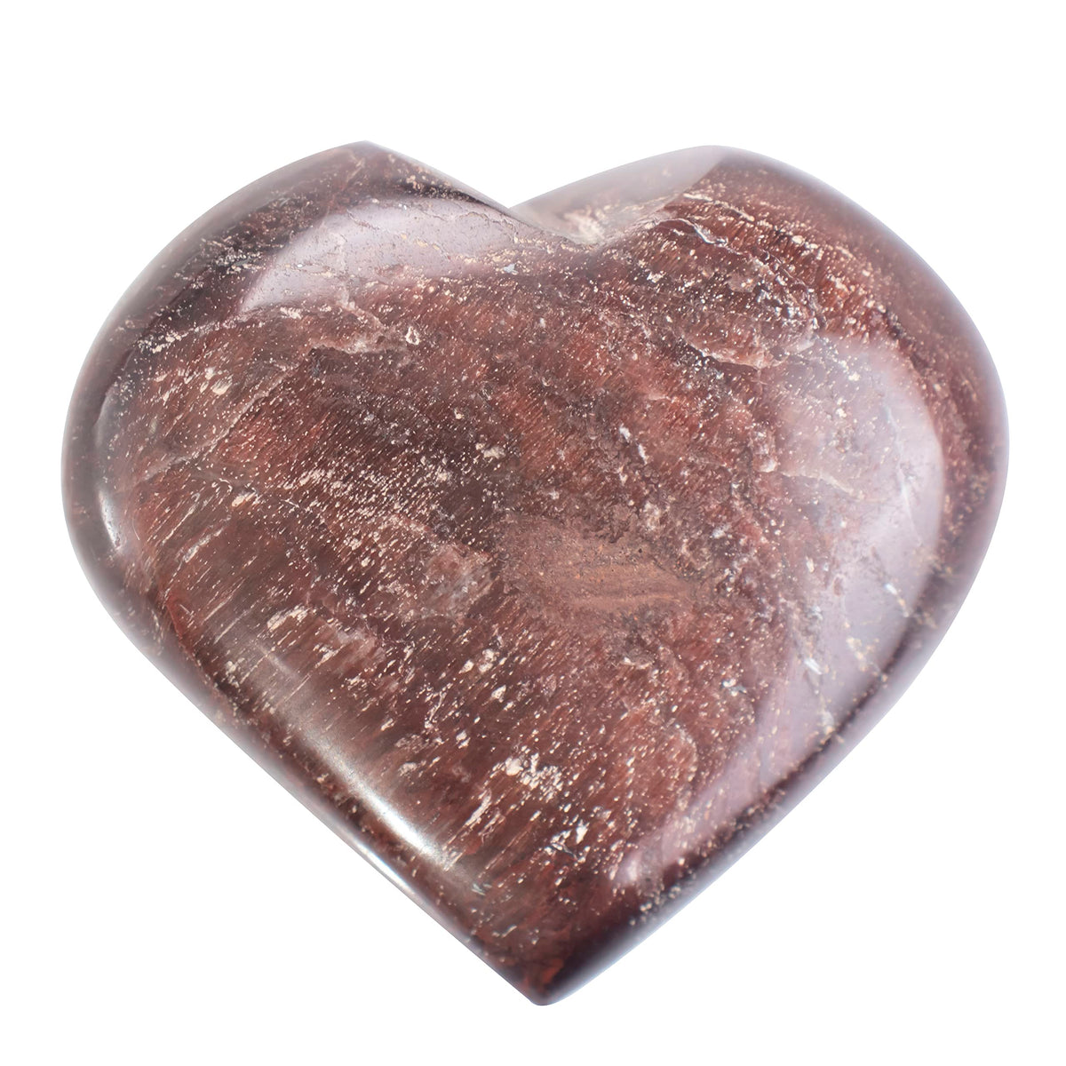 ZAICUS red tiger eye heart crystal closeup for meditation and focus