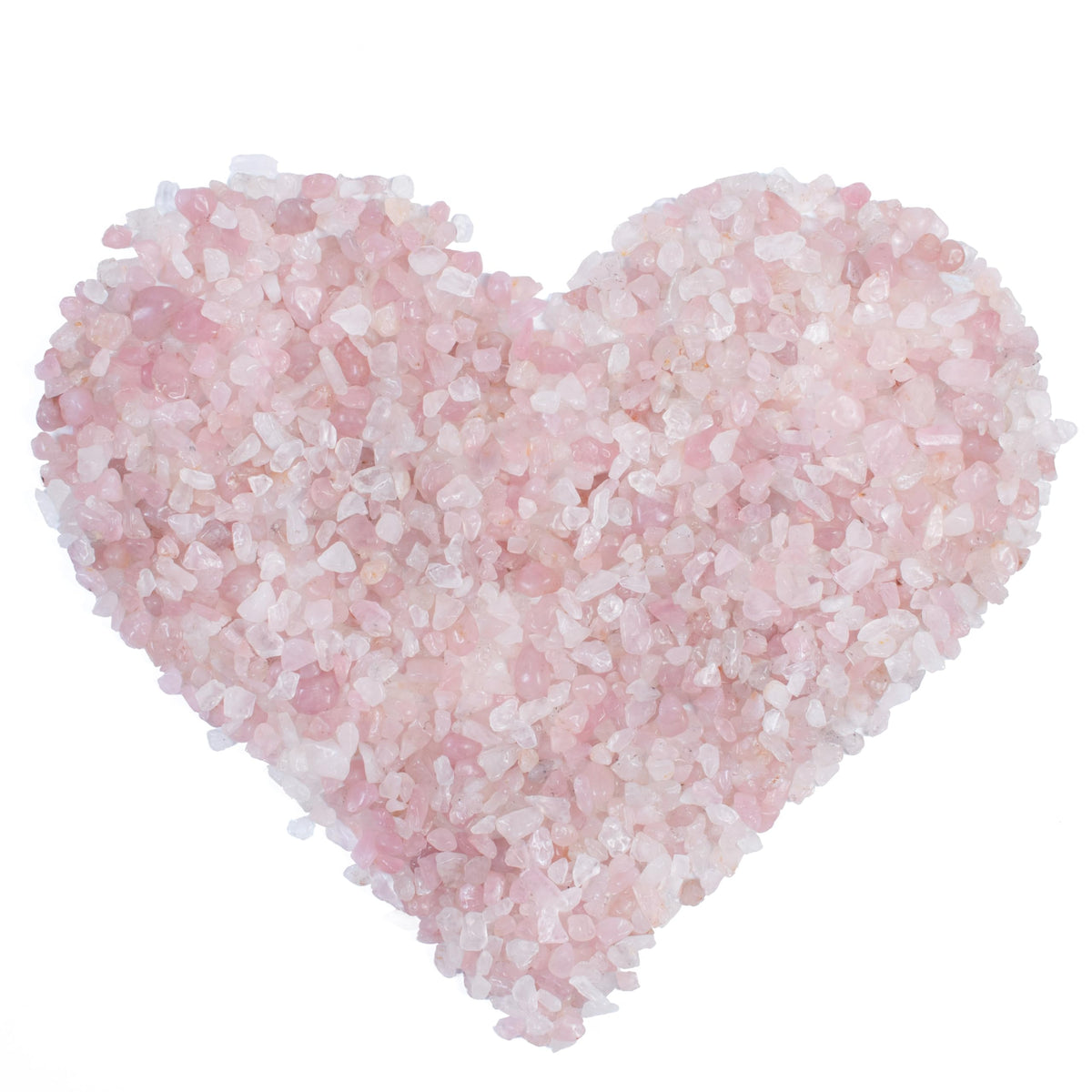 ZAICUS Rose Quartz chips 1 lb pack for crafting and decorative displays.