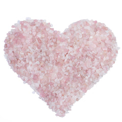 ZAICUS Rose Quartz chips 1 lb pack for crafting and decorative displays.