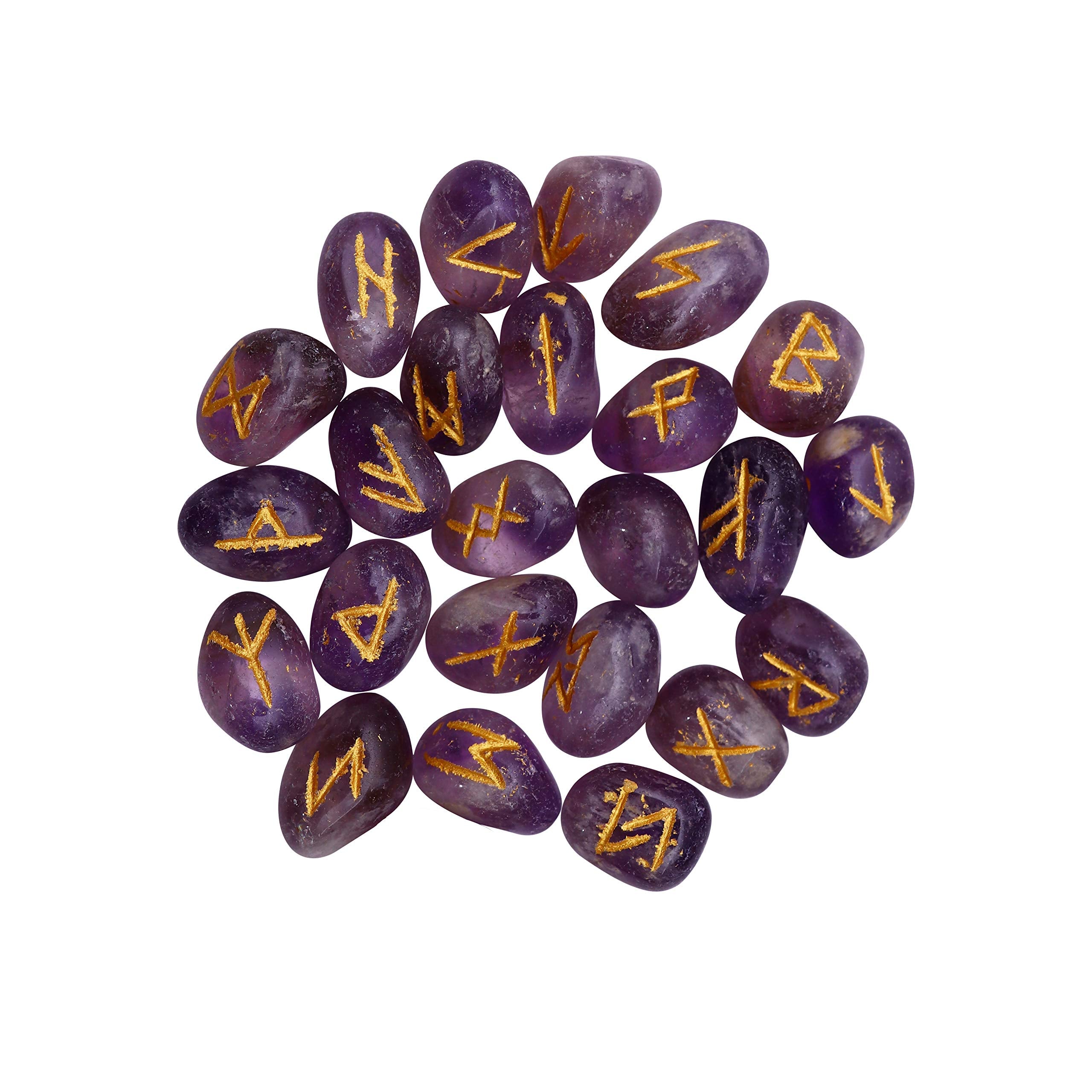 ZAICUS Rune stones for home decor and feng shui prosperity.