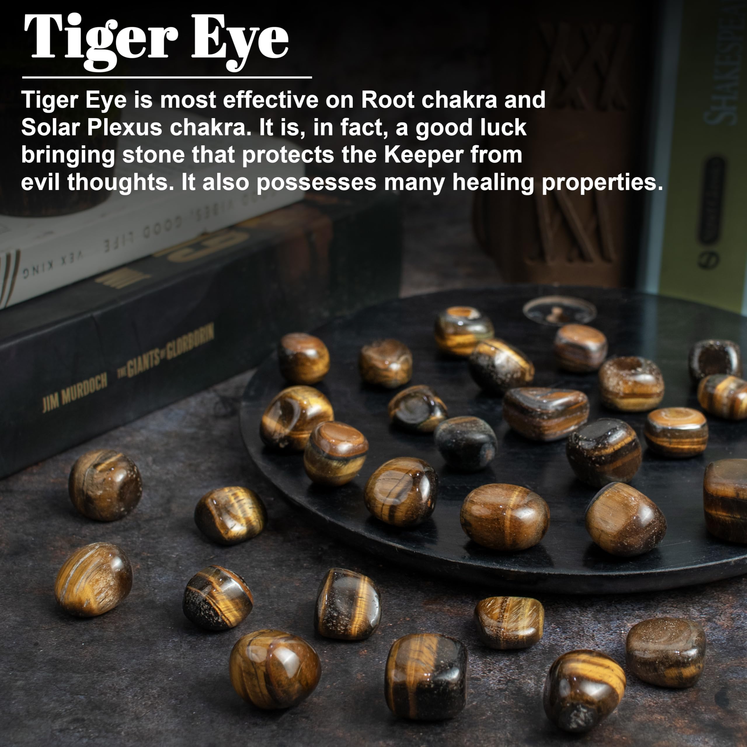 ZAICUS tiger eye stones polished surface glows, ideal for Feng Shui and prosperity.
