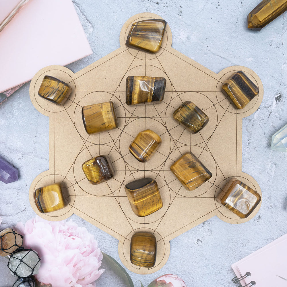ZAICUS tiger eye tumble stones support chakra balancing during daily routines.
