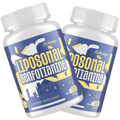Zaigon Benfotiamine bottle front with liposomal B1 formula clearly shown