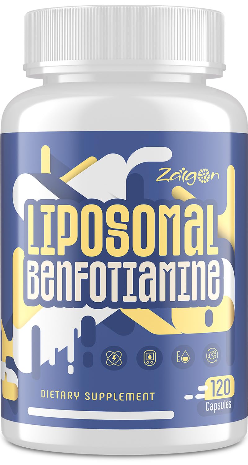 Zaigon benfotiamine bottle displaying daily energy support