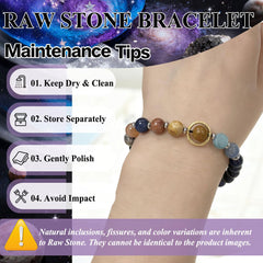 Gift box and educational card included with ZaisuiFun zodiac bracelet