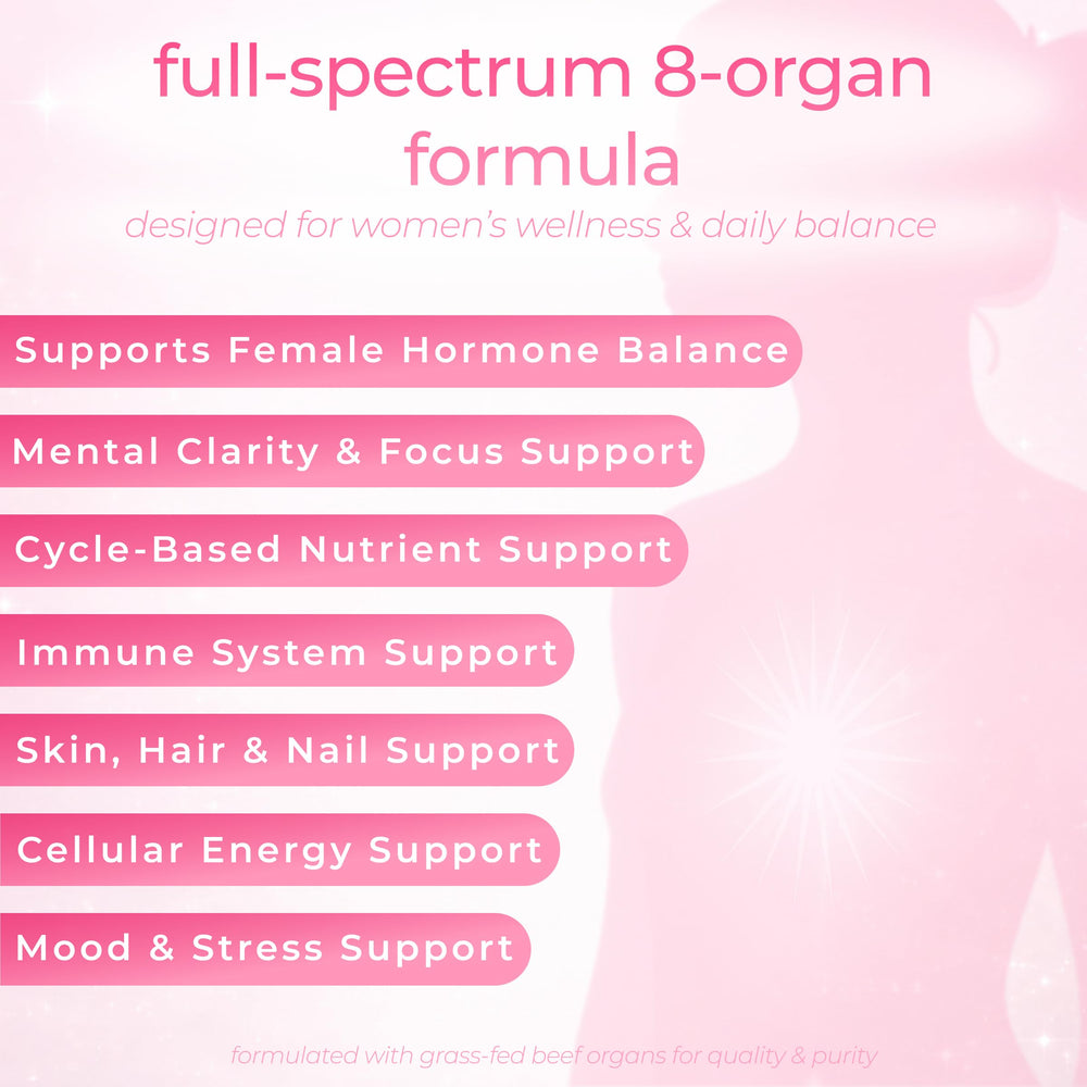 Zakrama Glow Girl capsules ready for mood and cycle support.