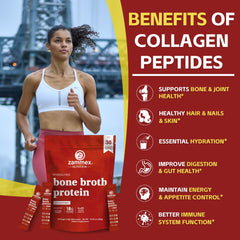 Zammex bone broth packets gluten-free option suitable for keto and paleo diets.