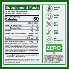 Zammex Bone Broth Plus Turmeric in hot water demonstrates quick, comforting warm beverage
