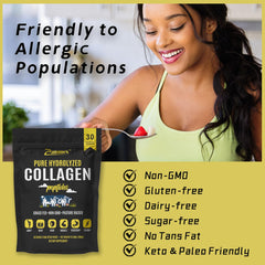 Zammex collagen travel pack poured into coffee for convenience