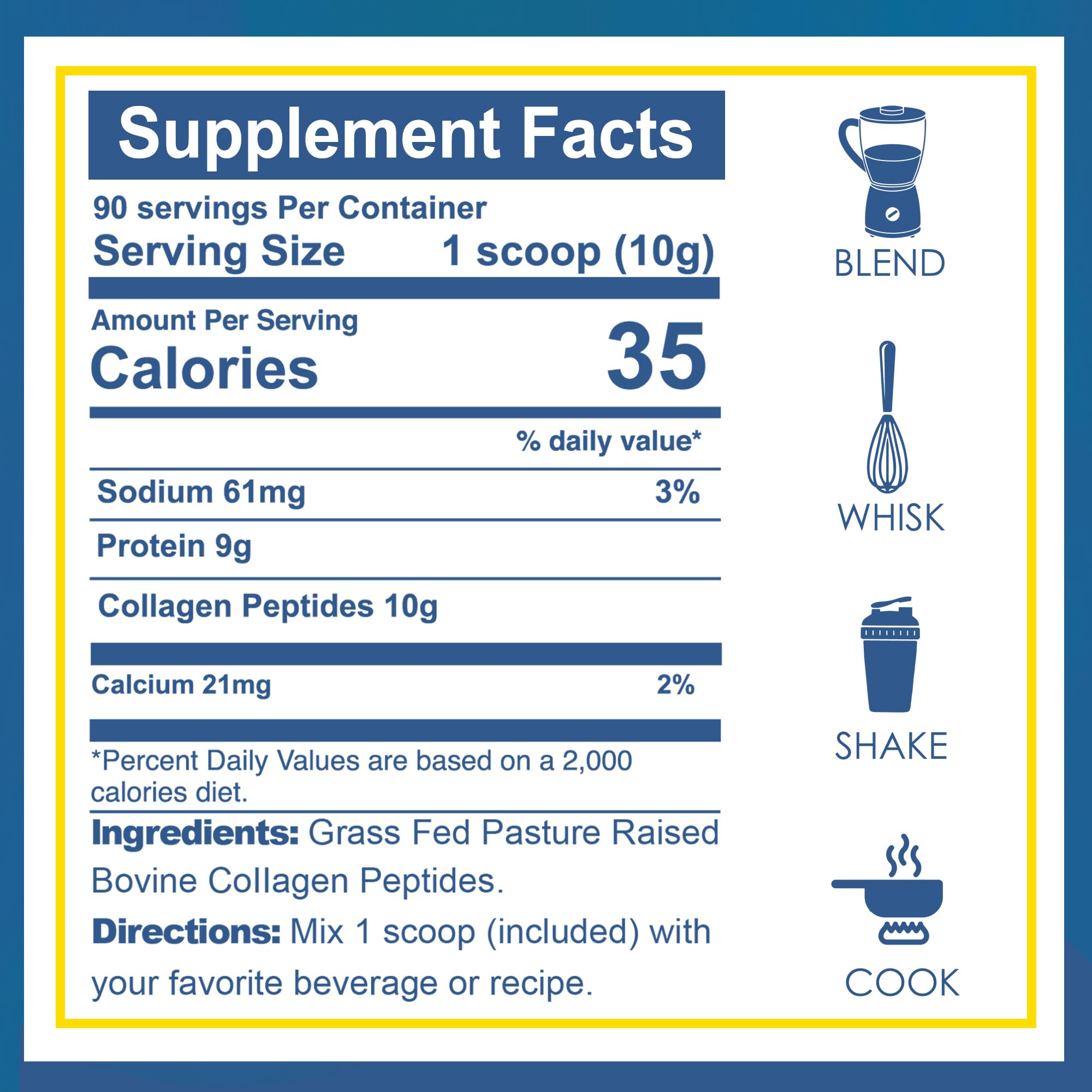 Zammex Collagen powder dissolves quickly in coffee or tea