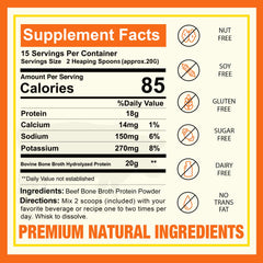 Zammex collagen Type 1&3 label highlights hydrolyzed peptides for better-absorbed protein.