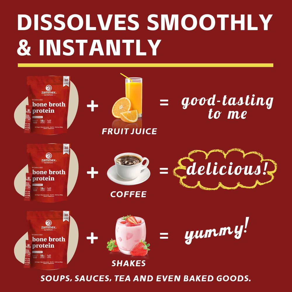 Zammex gluten-free, keto and paleo friendly bone broth option.