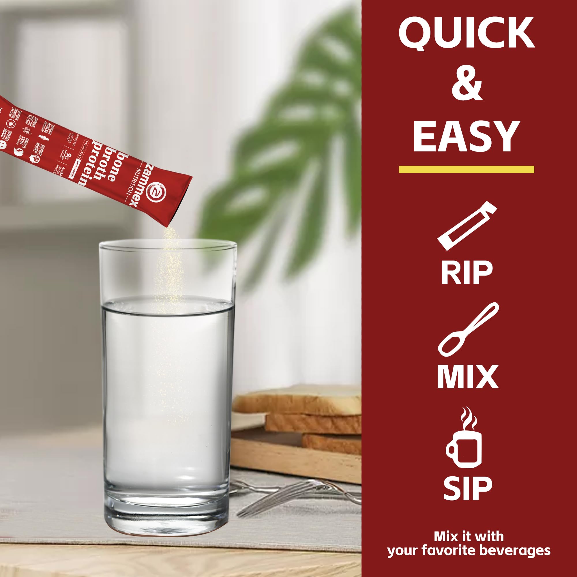 Zammex 30-stick packs preserve freshness during transport.