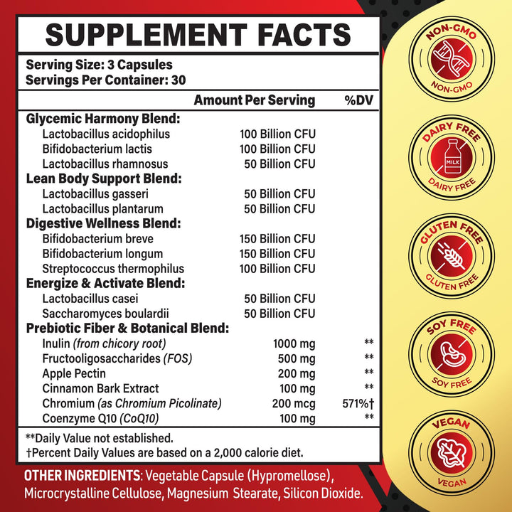 Zanleuds Probiotics 850Billion CFU capsules show strong gut support potential.