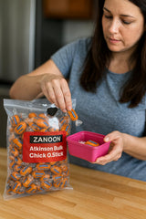 ZANOON Peanut Butter Crunch Sticks candy buffet display adds nostalgic charm to events.