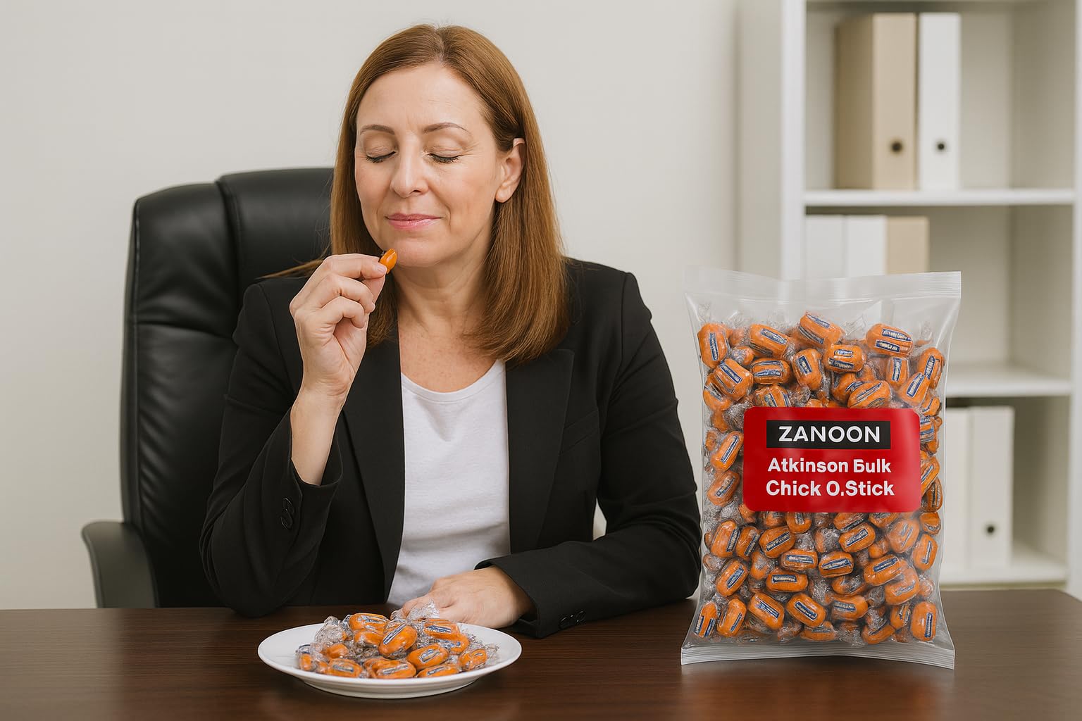 ZANOON Peanut Butter Crunch Sticks wrapped portions stay fresh for parties and office snacks.