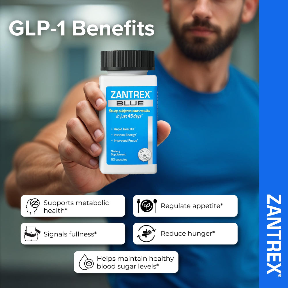 Zantrex Blue supporting thermogenesis and metabolism in action.