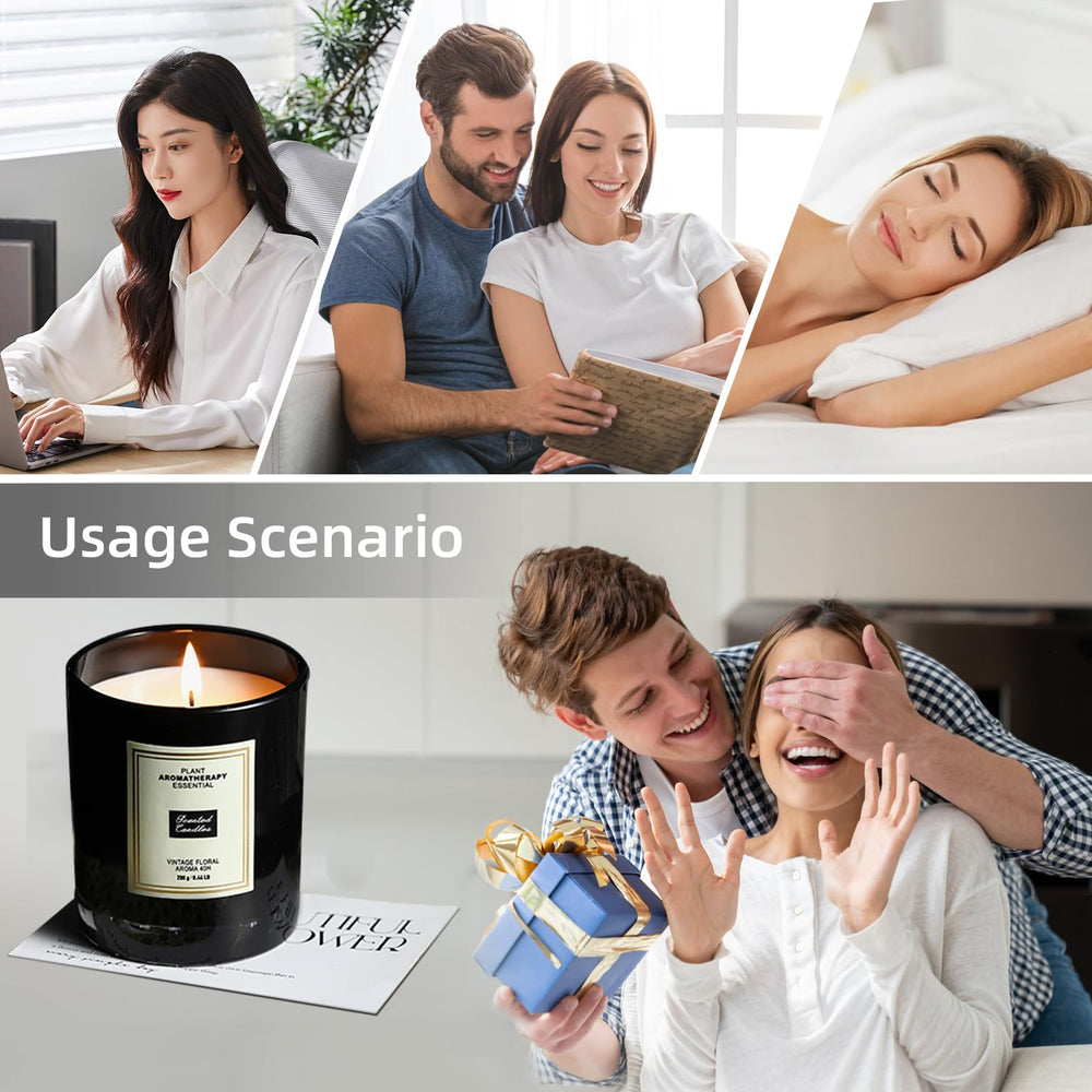 Gift-ready packaging scene highlighting the candle as a thoughtful present