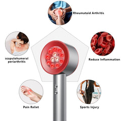 Zarbaha in-use on skin demonstrates convenient handheld therapy