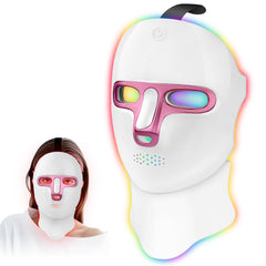 Zasabel Light Mask Set on the face and neck for convenient at-home skin care