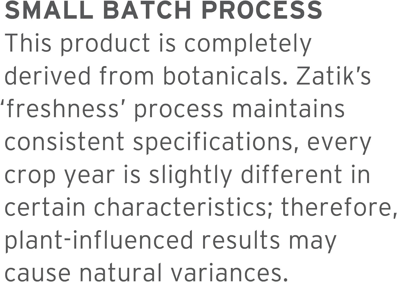 Third-party test seal on Zatik packaging for potency and purity
