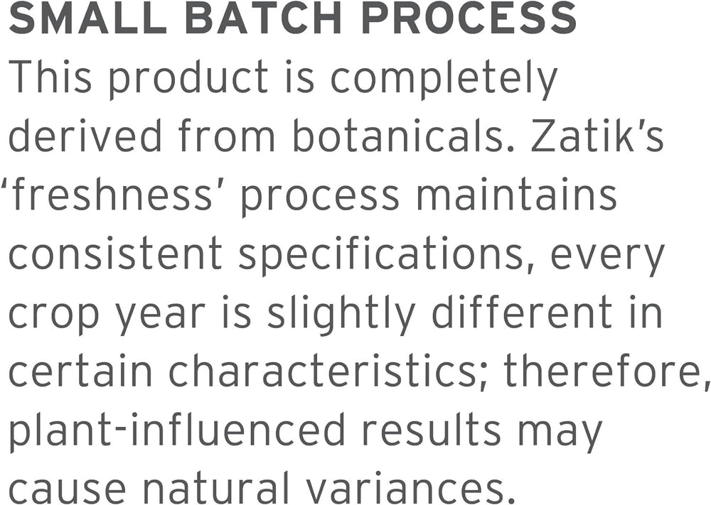 Third-party test seal on Zatik packaging for potency and purity