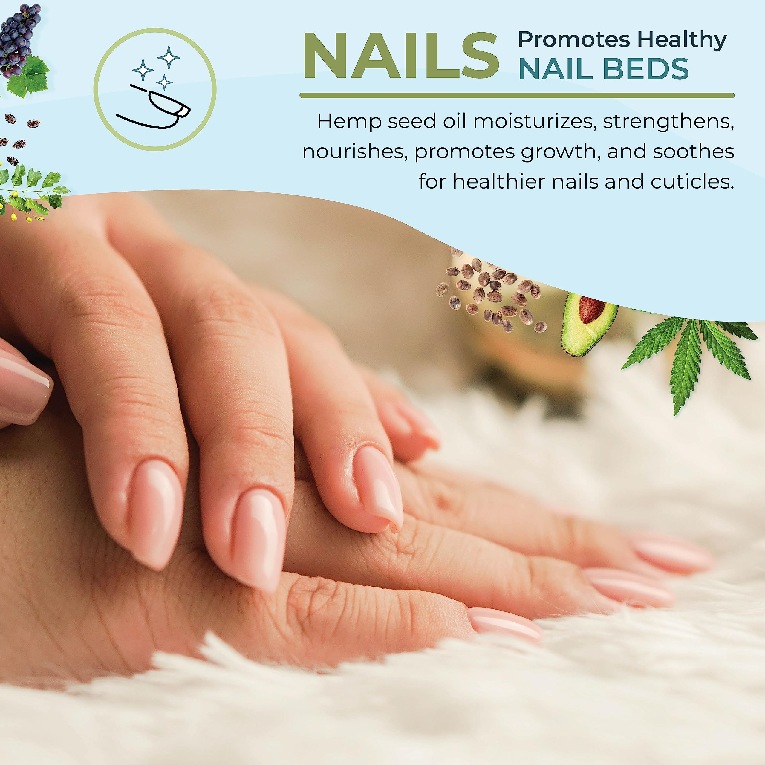 Applying Zatural Hemp Body Butter for soothing skin hydration.