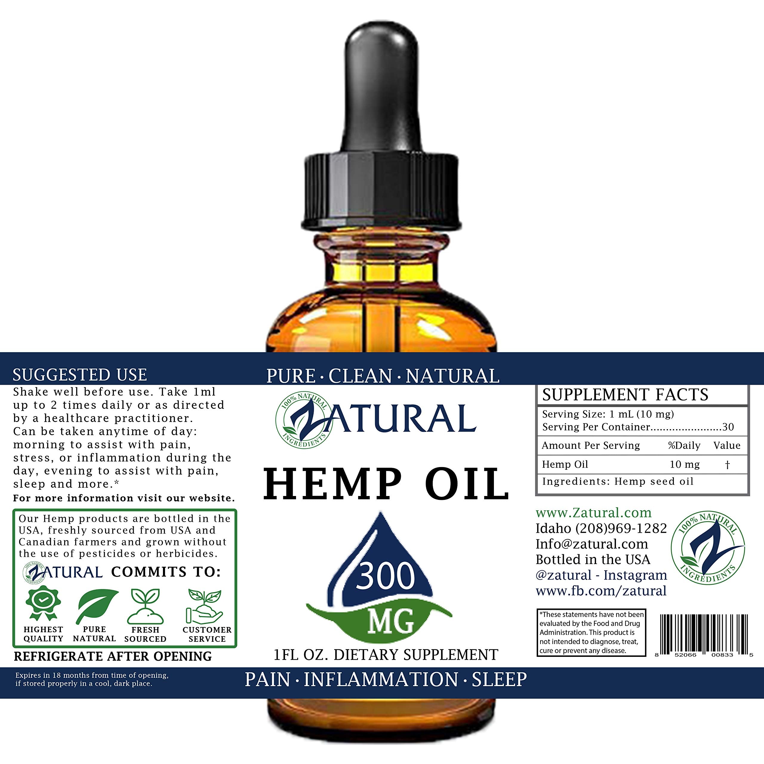Pouring Zatural hemp oil from bottle for easy drizzle on meals.