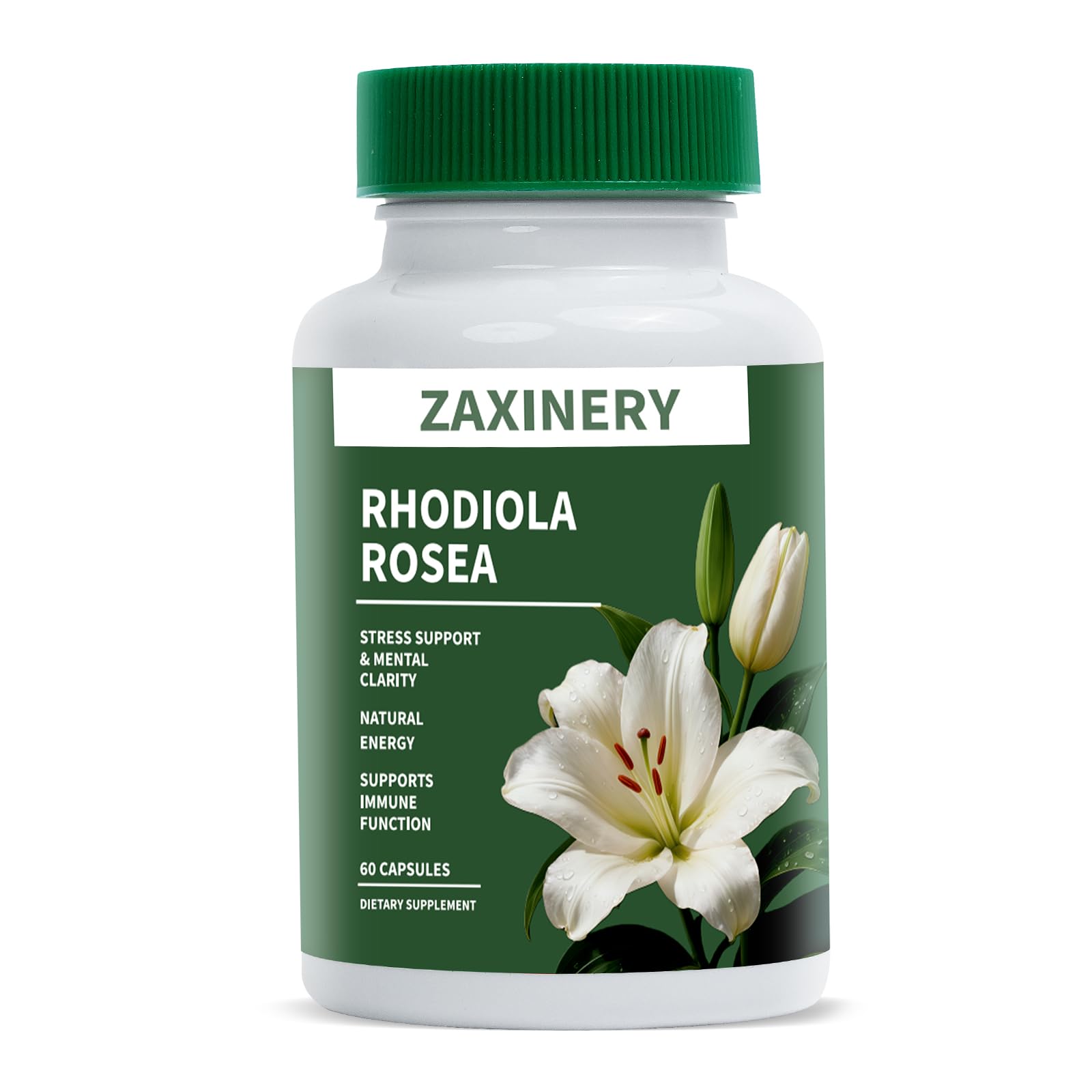 ZAXINERY Rhodiola Rosea capsule for steady energy and focus