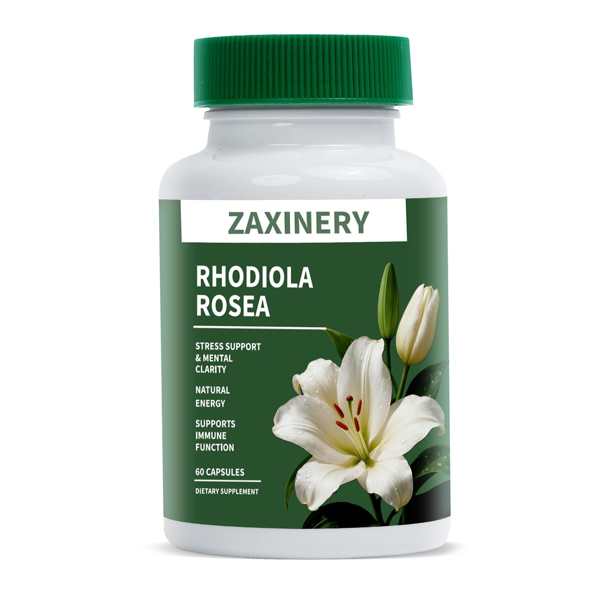 ZAXINERY Rhodiola Rosea capsule for steady energy and focus