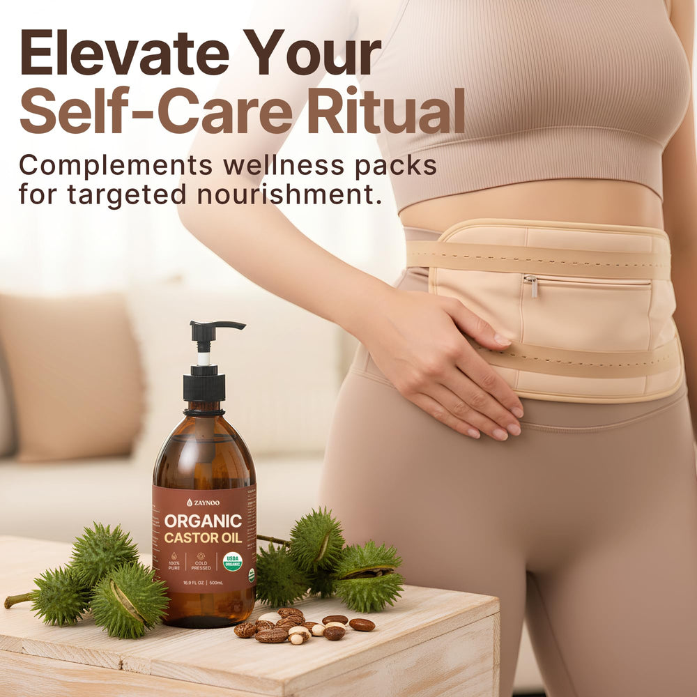Zaynoo castor oil nourishes nails and cuticles naturally.