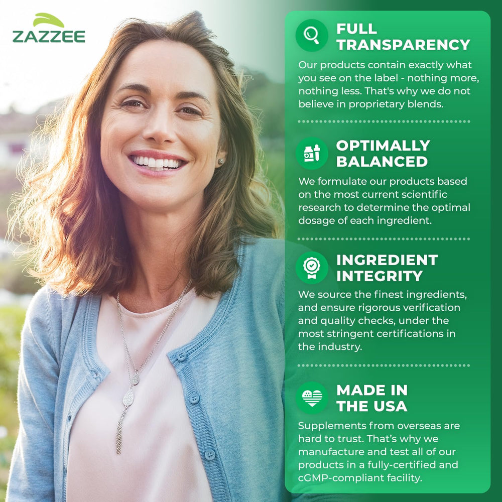 Zazzee bottle pouring a capsule for daily routine