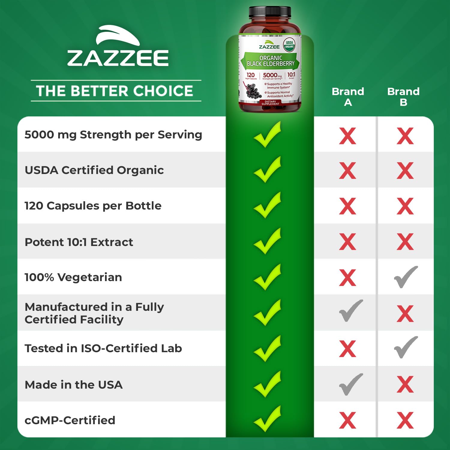 Zazzee daily wellness setting hints at an antioxidant-rich routine.
