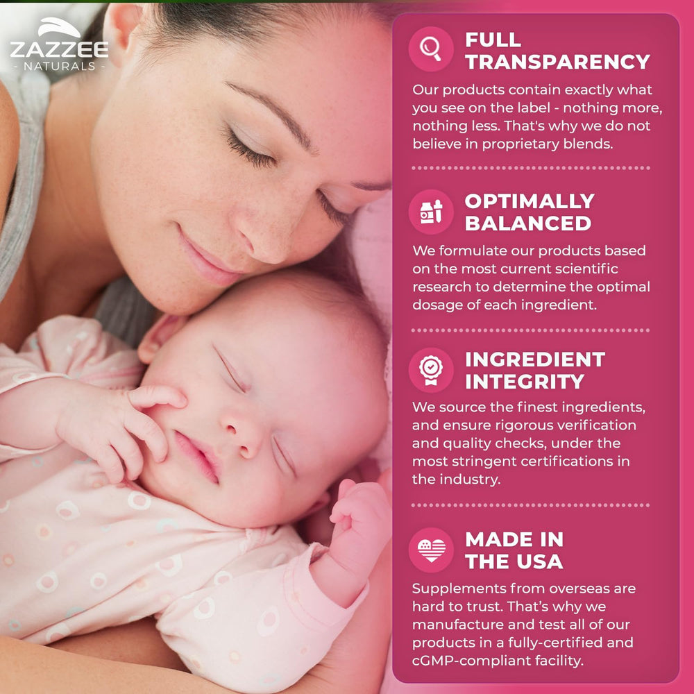 Zazzee ISO lab tested seal assuring purity and potency.