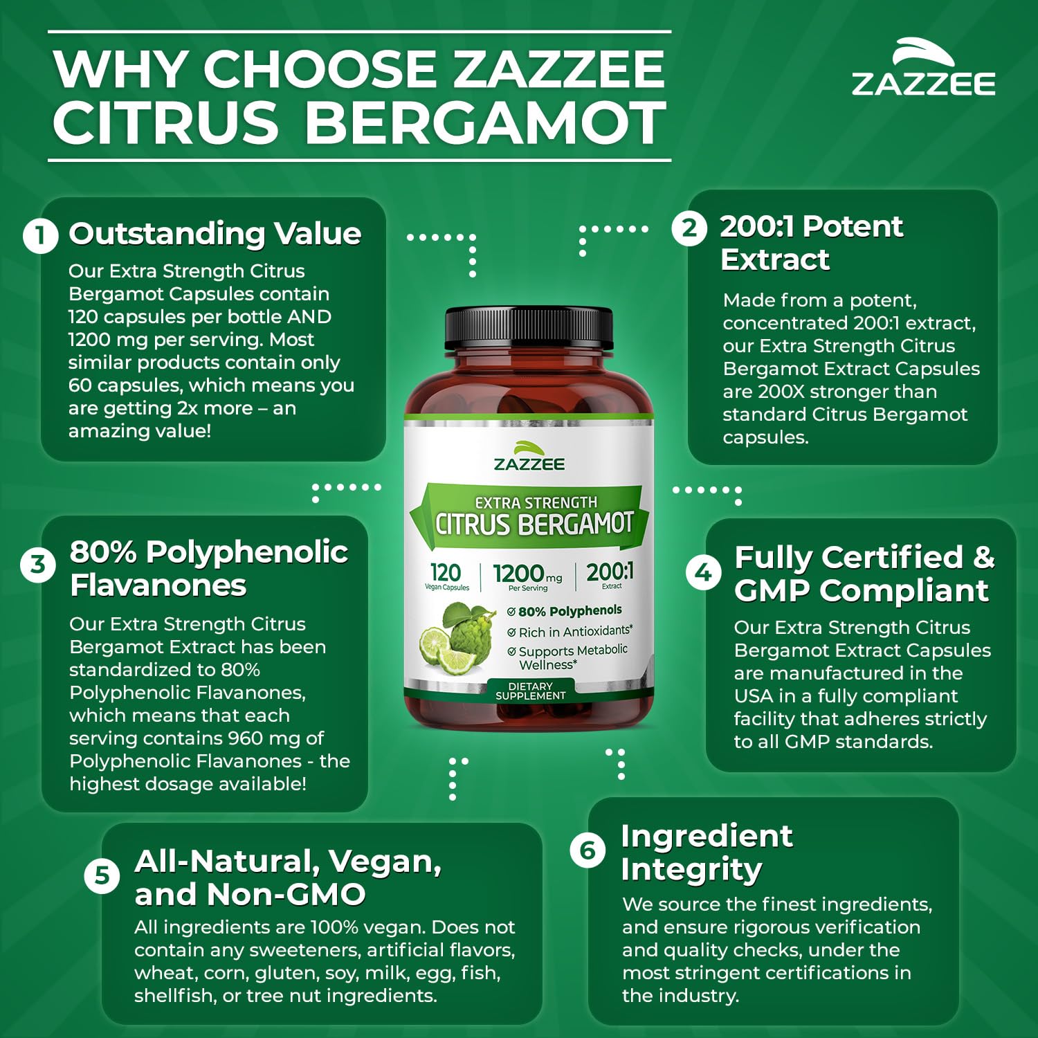 USA-made seal on Zazzee product packaging