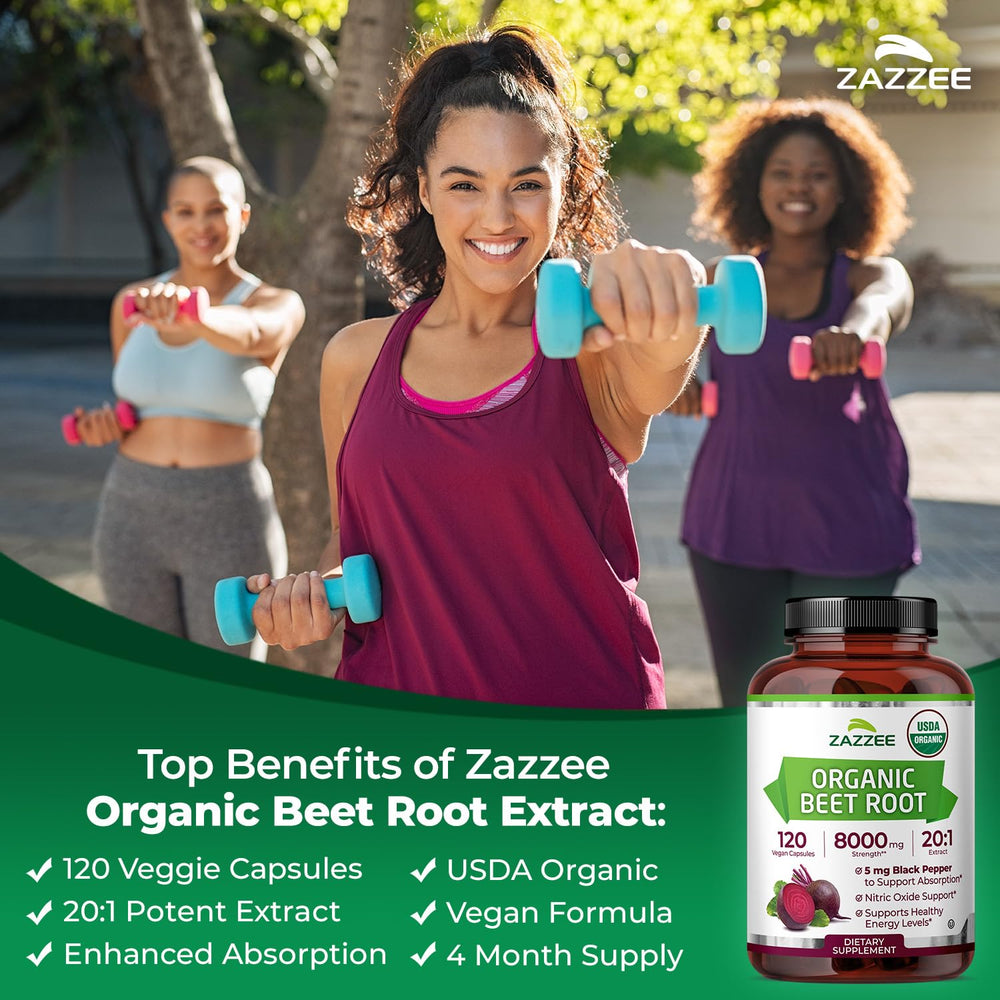Zazzee Organic Black Pepper extract boosts absorption