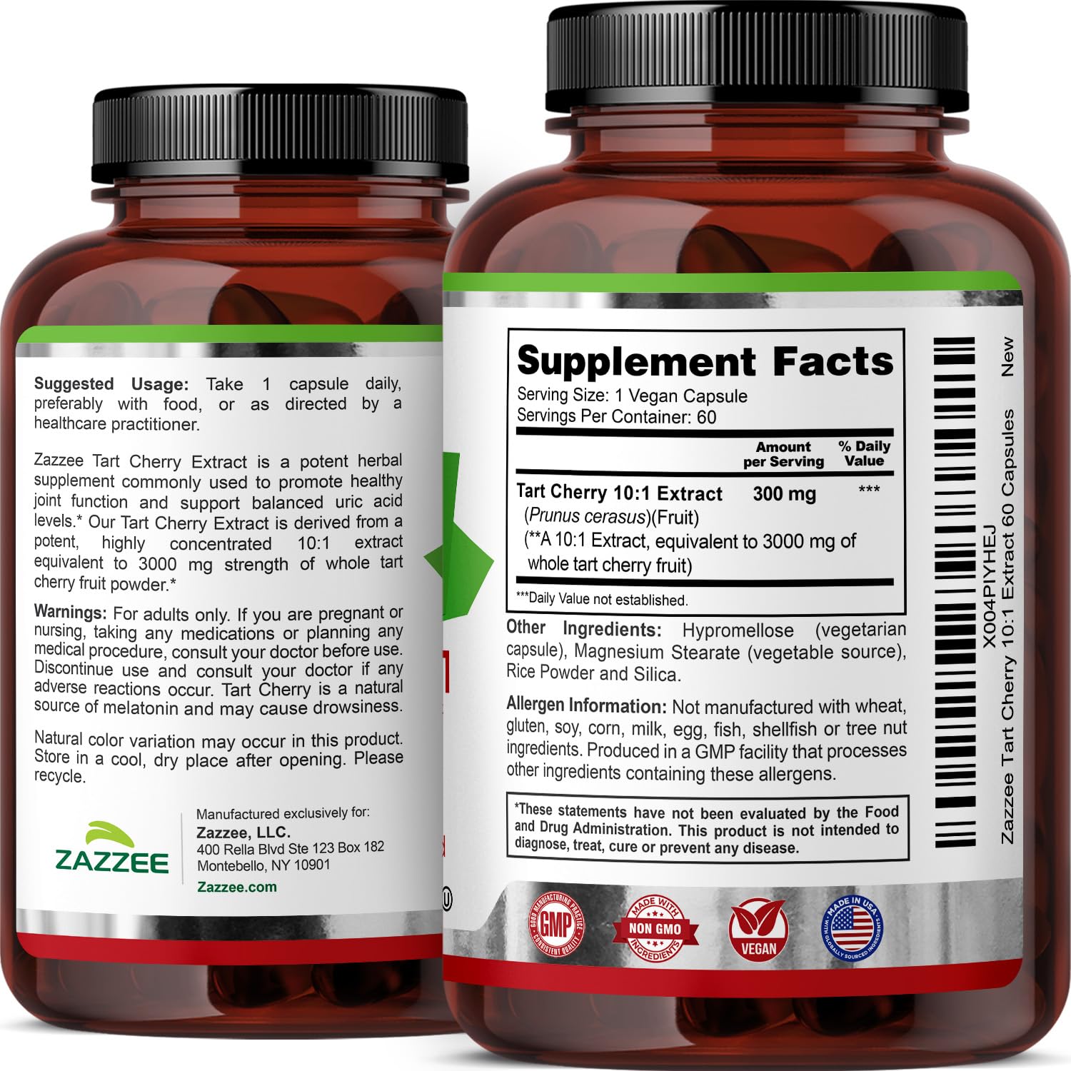 Gluten-free and allergen-free label visible for dietary needs