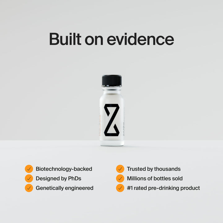 ZBiotics ingredients on table emphasizing engineered gut-targeting approach.